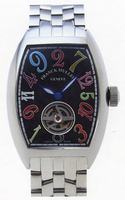 Franck Muller Cintree Curvex Crazy Hours Tourbillon Extra-Large Mens Wristwatch 7880 T CH COL DRM-1